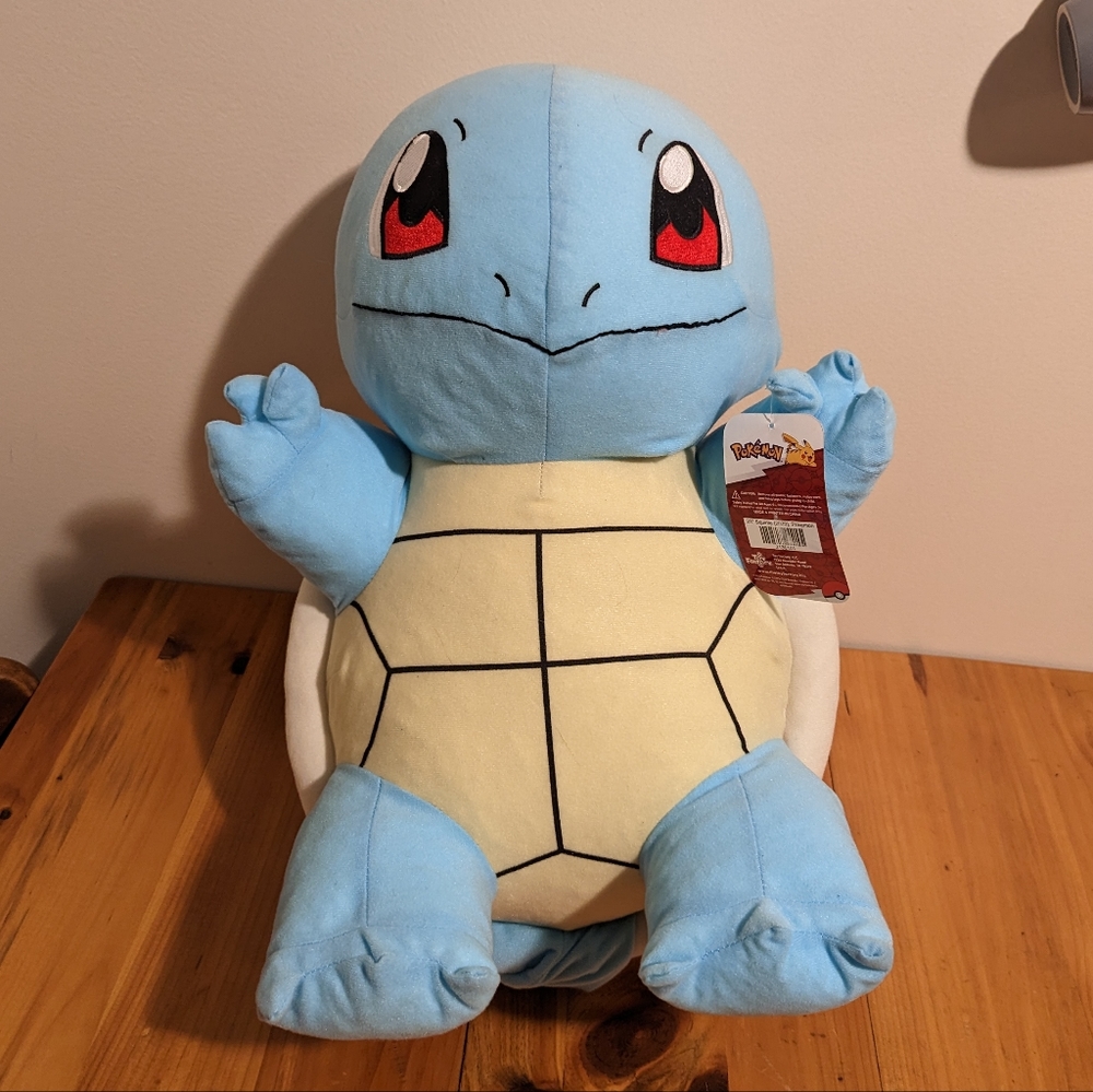 BRAND NEW 23" Squirtle Pokemon large plush